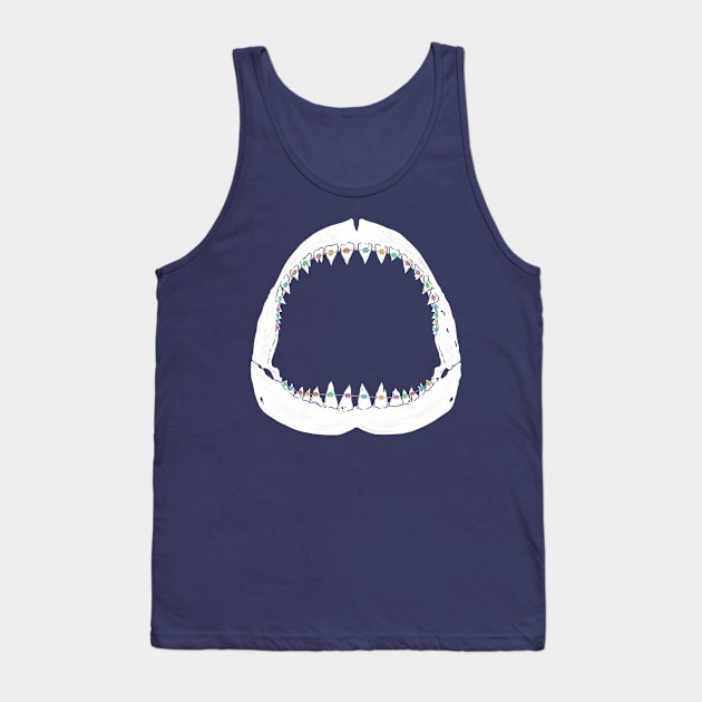 JAWS BRACES Tank Top by ALFBOCREATIVE